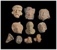Ancient art Collection 10 Pre-Columbian Mexico pottery, 1st. mill. AD -