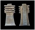 Ancient art Choice Egyptian torqouise faience amulet of the Djet pillar 664-332 BC -