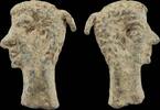 Ancient art Ancient roman lead head of an aristocrate, Julio-Claudian period! -