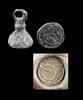 Ancient art Nice bronze stamp seal with engraving of bird, Byzantine, c.10th. cent -