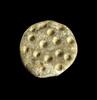 Ancient art Late Uruk / Jemdet Nasr Pale white stone stamp seal, Mesopotamia -