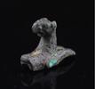 Ancient art Elaborate bronze protome of a Leopard, Roman, c. 1st. cent. AD -