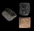 Ancient art Fine Gable stamp stone seal, Anatolia / Mesopotamian, 4th.-3rd. millenium BC -