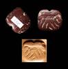 Ancient art Jasper stone figural Gable seal, Anatolian or Levantine 4th. mill. BC -