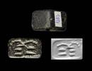 Ancient art Fine blackstone Gable stamp seal, Anatolia, c. 4th. millenium BC -