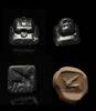 Ancient art Anatolian stamp seal with winged Griffin, Hittite period 2nd. mill. BC -