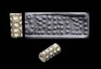 Ancient art Interesting metal cylinder seal, Mesopotamia, 4th.-3rd. mill. BC -