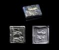 Ancient art Nice square stone stamp seal, Western mesopotamia, 2nd. mill. BC -