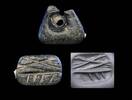 Ancient art Scarce 5th. mill. BC stamp seal, West Mesopotamia Ex Vinchon 1973! -
