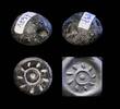 Ancient art Fine quality Ubaid / Uruk stamp seal w Sun-symbol 4th. mill. BC -