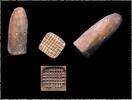 Ancient art Interesting tall stamp seal, Mesopotamia, 6th.-5th. mill. BC -