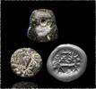 Ancient art Interesting figural stamp seal, West-Mesopotamian, Ubaid-Uruk -