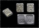 Ancient art Mesopotamian Bifacial tabloid seal, 2nd. half of 4th. mill. BC -