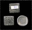 Ancient art Fine tabloid stone stamp seal, Mesopotamian 4th. mill. BC -