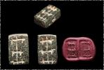 Ancient art Rare and interesting amulet stamp seal, Antioch, 4th. mill. BC -