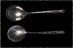 Medieval & later artifacts Fine Russian silver serving spoon, finely decorated, Moscow 1856 -