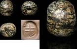 Ancient art Enigmatic stone stamp seal, Mesopotamia, 500 BC-500 AD! -