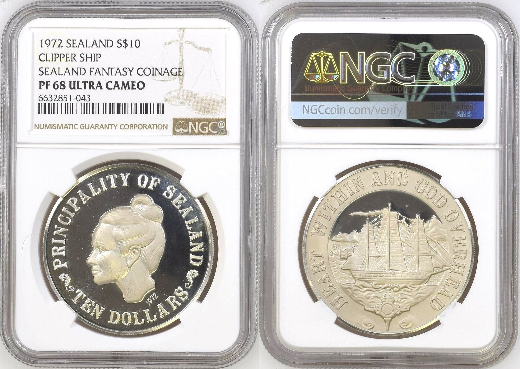 購入 アンティークコイン コイン 金貨 銀貨 [送料無料] Sealand 10