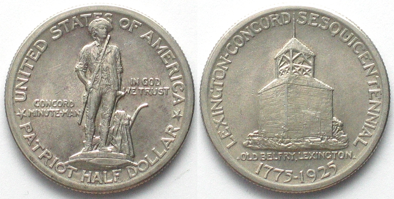 Vereinigte Staaten von Amerika US 1925 LEXINGTON CONCORD Half