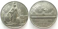 British medals LONDON 1862 INTERNATIONAL EXHIBITION Large white metal medal by Ottley 74mm -