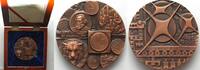 China - Medaillen 80 YEARS OF SHANGHAI MINT Medal 2000 coins depicted copper 80mm SCARCE!!! -