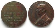 Vereinigte Staaten von Amerika - Medaillen US 1956 GEORGE EASTMAN MEDAL, 25 YEARS LOYAL SERVICE WITH KODAK, bronze 77mm -