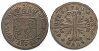 Schweiz - Neuenburg Swiss NEUCHATEL 1/2 Batzen 1789 FRIEDR. WILHELM II of PRUSSIA billon XF! -