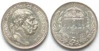 Haus Habsburg HUNGARY 1 Korona 1914 FRANZ JOSEPH I silver UNC-!!! -