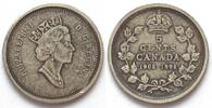 Kanada CANADA 5 Cents 1998 ELIZABETH II silver antique finish -