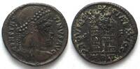 Roman Imperial CONSTANTINE II (317-340 AD). AE Follis, 327, Arelate mint (Arles) -