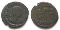 Roman Imperial CONSTANTINE II (317-340 AD). AE Follis, SMKΓ, Cyzicus mint, GLORIA EXERCITVS -