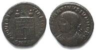 Roman Imperial CONSTANTINE II (317-340 AD). AE Follis, as caesar, 327-328, SMTSΔ, Thessalonica -