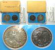 Indien INDIA Official set 10 & 50 Rupees 1975 F.A.O. w. folder, COA, cardboard -
