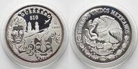 Mexiko MEXICO 10 Pesos 2006 GUERRERO silver Proof -