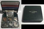 Gambia GAMBIA 1970/66 SEALED PROOF SET with 8 Shillings 1970 silver SCARCE! -
