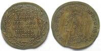 Nürnberger Rechenpfennige MINERVA - TRAIECTUM PER DUO SAECULA MUSIS SACRUM by Lauer 1836 brass 22mm XF -
