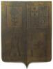 Spanien - Medaillen SPAIN. Bronze uniface plaque, about 19th century, Asturian family coat of arms -