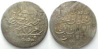 Türkei OTTOMAN TURKEY 2 Zolota AH 1187-14 (1786) ABDUL HAMID I silver XF -