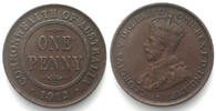 Australien AUSTRALIA. Penny 1912 H, George V, bronze, AU! -