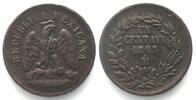 Mexiko MEXICO. 1 Centavo 1893 Mo, copper, XF! -