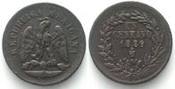 Mexiko MEXICO. 1 Centavo 1889 Mo, copper, XF! -