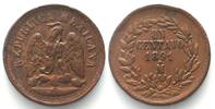 Mexiko MEXICO. 1 Centavo 1891 Mo, copper, AU! -