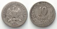 Mexiko MEXICO. 10 Centavos 1893 Ca M, silver, VF -