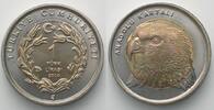 Türkei 1 Lirasi TURKEY 1 Lirasi 2014 ANATOLIAN EAGLE bi-metallic BU -
