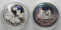 Surinam SURINAME 100 Gulden 1991 700TH ANN. OF SWITZERLAND / 125TH ANN. RED CROSS silver -