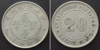 China - Kwangtung CHINA - KWANGTUNG 20 Cents Y.9 (1920) silver XF -