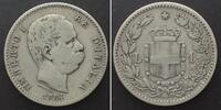 Italien 1884 ITALY 1 Lira 1884 R UMBERTO I silver SCARCE DATE! VF ss 16.47 £  +  10.41 £ shipping