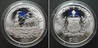 Samoa (Westsamoa) SAMOA 10 Tala 2003 SMS ADLER silver Proof SCARCE! -