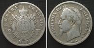 Frankreich FRANCE 2 Francs 1869 A Paris NAPOLEON III silver VF -