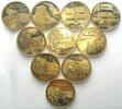 China CHINA Set WORLD CULTURAL HERITAGE SITE 10 x 5 Yuan 2002, 2003, 2004, 2005, 2006 -